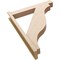 Ekena Millwork 5 1/2-in W x 30-in D x 38-in H Funston Block Rough Cedar Woodgrain TimberThane Outlooker, Primed Tan OUTUR055X30X38FST44RCPR - alternate 4